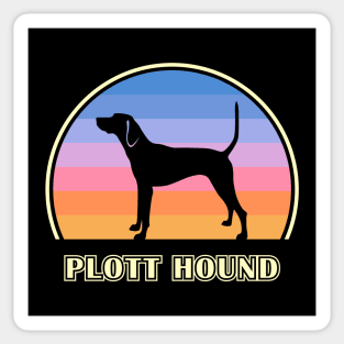 Plott Hound Vintage Sunset Dog Sticker